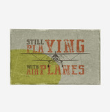 Still Playing with Airplanes Designed Door Mats