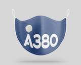 Airbus A380 Text Designed Face Masks