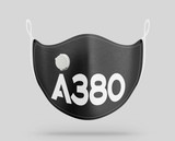 Airbus A380 Text Designed Face Masks