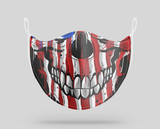 Colourful Skeleton Face Designed Face Masks