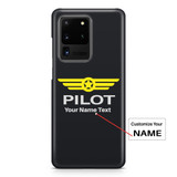 Pilot & Badge (+Customizable Name) Designed Samsung S & Note Cases