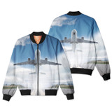 Taking Off Aircraft Designed 3D Pilot Bomber Jackets