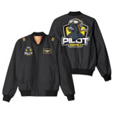 Pilot Bird Patch & Customizable Badge Designed 3D Bomber Jackets