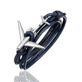 (Edition 3) Super Cool Airplane Designed Leather Bracelets