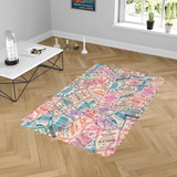 Passport Stamps Designed Carpet & Floor Mats