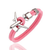Super Quality Stylish Airplane Shape Bracelets (Pure Colours)