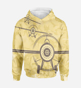 Super Vintage Propeller Printed 3D Hoodies
