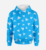Paper Airplanes Printed 3D Hoodies
