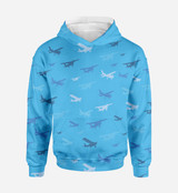 Many Propellers Printed 3D Hoodies