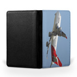 Departing Qantas Boeing 747 Printed Passport & Travel Cases