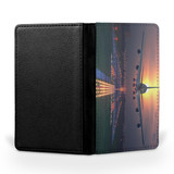 Super Boeing 747 Landing During Sunset Printed Passport & Travel Cases