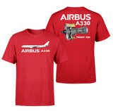Airbus A330 & Trent 700 Engine Designed Double-Side T-Shirts