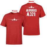 Airbus A321 & Plane Designed Double-Side T-Shirts
