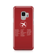 Aviation Alphabet 2 Designed Samsung J Cases