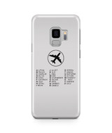 Aviation Alphabet 2 Designed Samsung J Cases