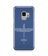 Propeller Shape Aviation Alphabet Designed Samsung J Cases