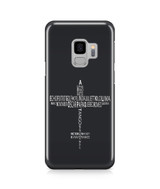 Propeller Shape Aviation Alphabet Designed Samsung J Cases