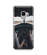 Departing Aircraft's Cockpit Printed Samsung J Cases