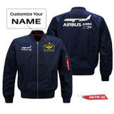 The Airbus A350 WXB Designed Pilot Jackets (Customizable)