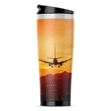 Landing Aircraft During Sunset Printed iPhone Cases