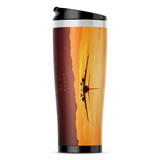 Landing Aircraft During Sunset Printed iPhone Cases
