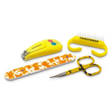 Children's Care Kit: Baby Nail Clipper+ Baby Nail File+ Nail Brush+ Baby Nail Scissors - 4pcs