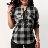 Long Sleeve Plaid Shirt Long Sleeve Plaid Shirt