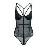 Mesh Hollow Out Bodysuit
