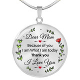 Dear Mom Because Of You I Am What I am Today