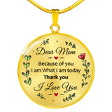 Dear Mom Because Of You I Am What I am Today