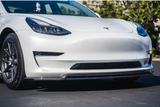 MX Style Carbon Fiber Front Lip - Tesla Model 3
