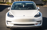 MX Style Carbon Fiber Front Lip - Tesla Model 3