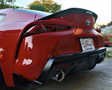 TRD Style Carbon Fiber Trunk Spoiler for A90 GR Supra 2019+