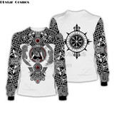 Viking Tattoo 3D Unisex Hoodie/Sweatshirt