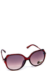 Fashion classy rhinestone accent sunglasses