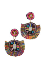 Tassel Post Drop Earring