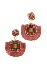 Tassel Post Drop Earring