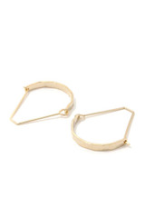 Hammered Metal Drop Earring Hammered Metal Drop Earring