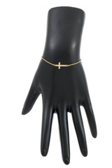 Cross charm bracelet