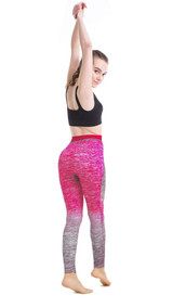 Color Gradient High Waist Leggings