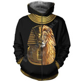 3d Egyptian Pharaoh Lion Hoodie