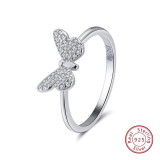 Sterling Silver Butterfly Ring