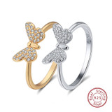 Sterling Silver Butterfly Ring
