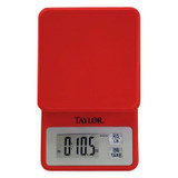 Compact Kitchen Scale Red Compact Kitchen Scale Red