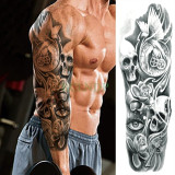 Geometric Design Full Arm Waterproof Temporary Tattoo Sticker