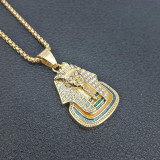 Egyptian Pharaoh Pendant Necklace