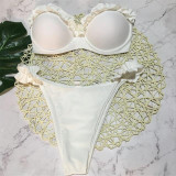 Flower Ruffles Bikini Set