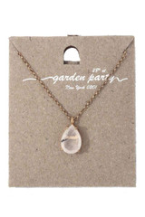 Teardrop Shape Pendant Necklace