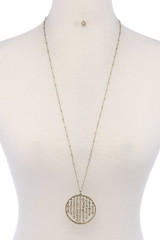 Circle Pendant Necklace