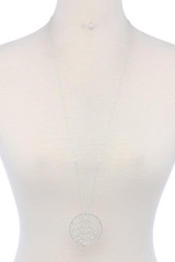 Circle Pendant Necklace